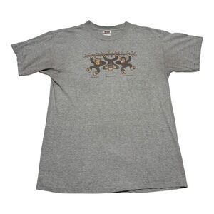 Vintage 2000s Anvil See No Evil Hear No Evil Speak No Evil Monkey Shirt Men's L